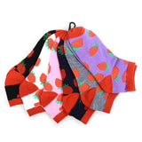 WOMENS NOVELTY ANKLE SOCKS 6 PACK