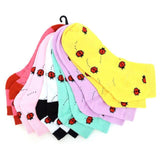 WOMENS NOVELTY ANKLE SOCKS 6 PACK